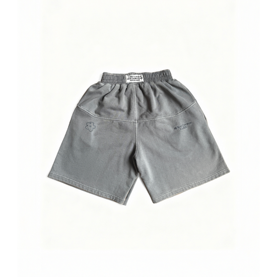 Shorts Double Stitched Stone Grey | Maison Guava