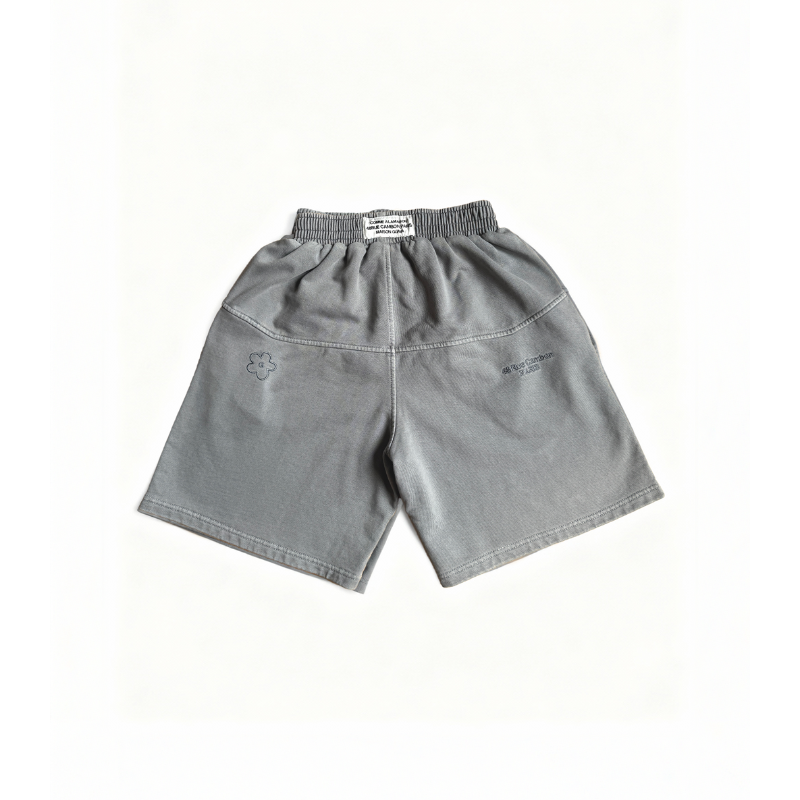 Shorts Double Stitched Stone Grey | Maison Guava