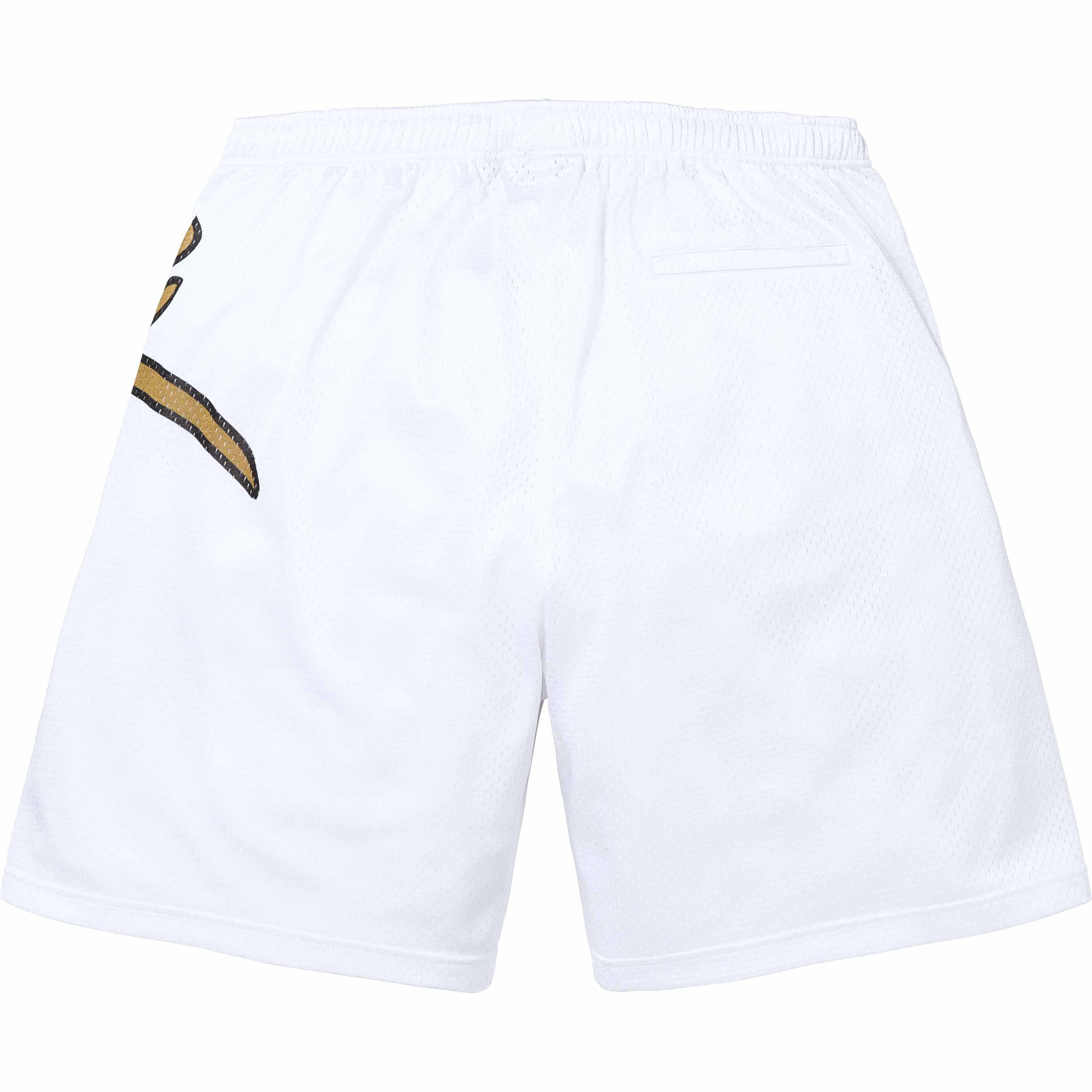 Mesh Shorts Big Script Mesh White | Supreme