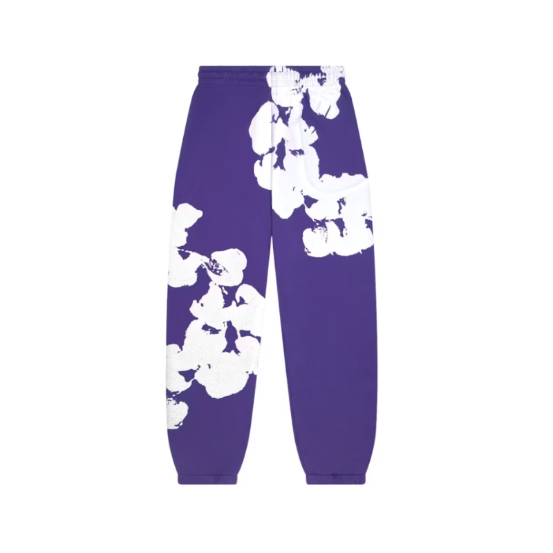 Joggers Jumbo Wreath Purple | Denim Tears