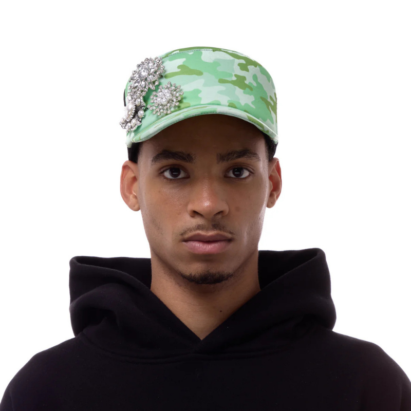 Cap 95 Embellishment Green | ABELA023