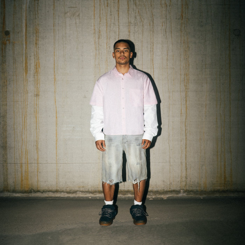 Shirt Double Sleeve Pink | Lord Culture