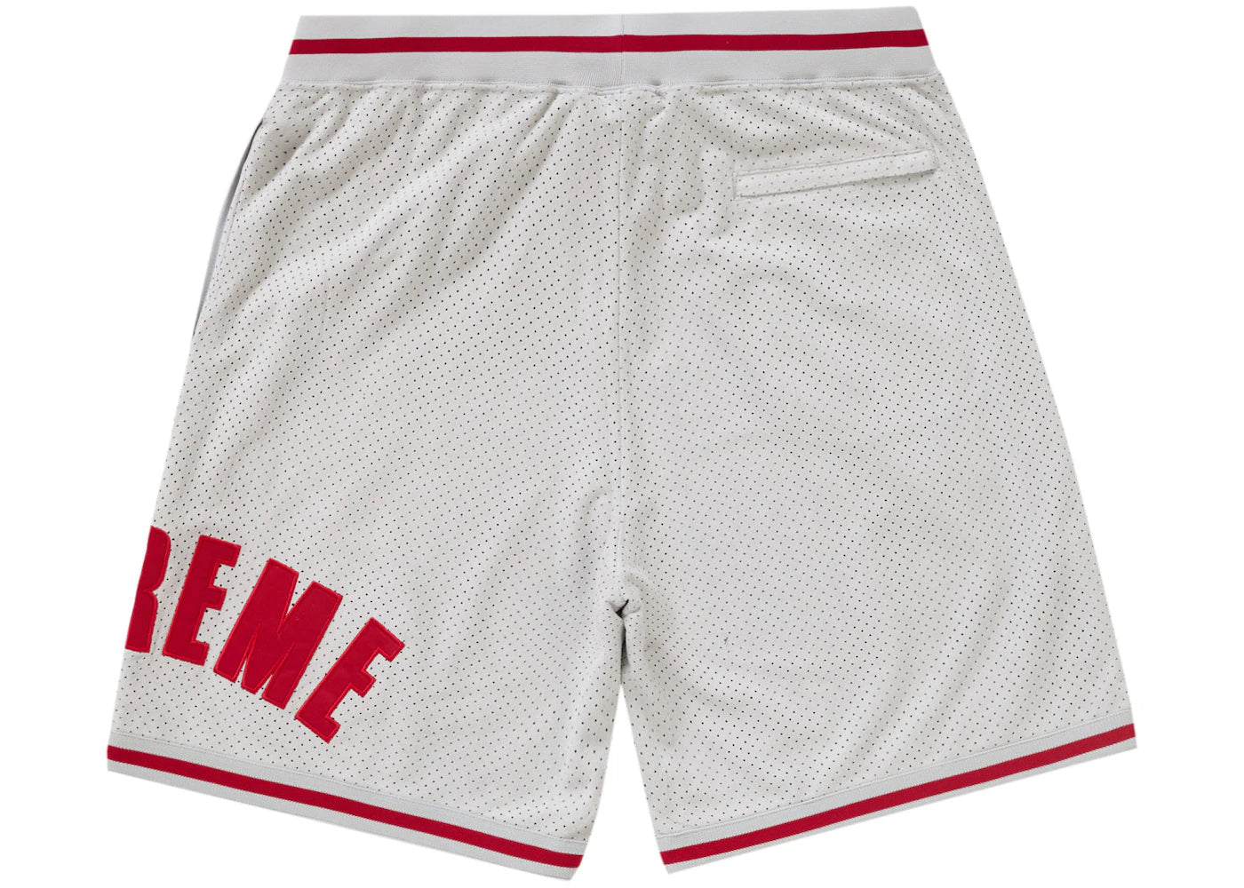 Mesh Shorts Baseball Grey Red | Supreme