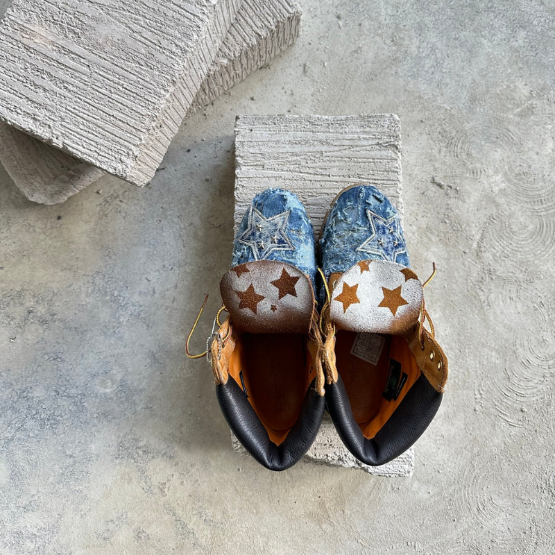 Hi-top Timberland Denim | Dedictd