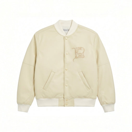 Leather Jacket Cream | Les Bons Gars