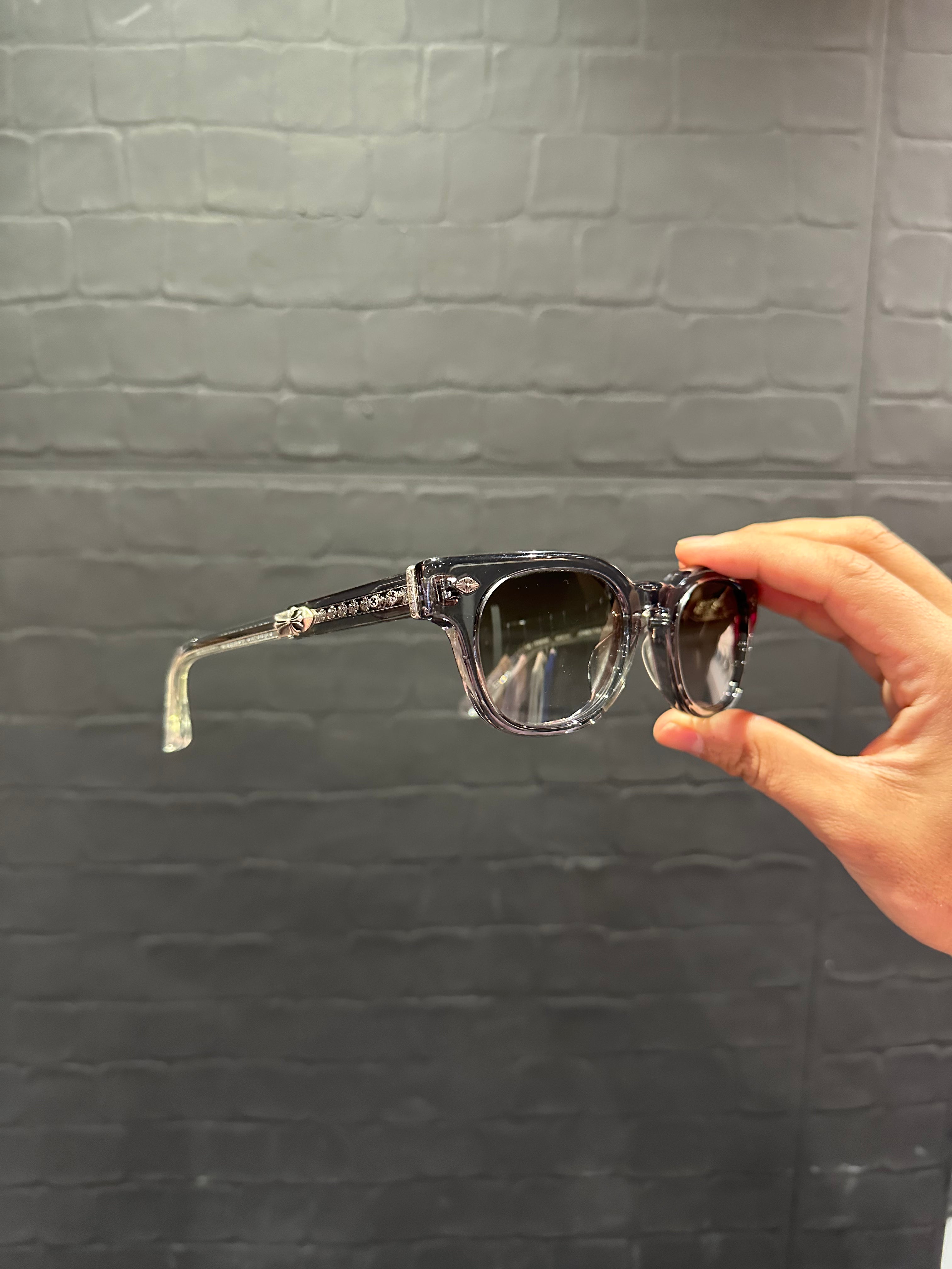 Glasses JENNA TAIL YEA GR-GRCRYS | Chrome Hearts