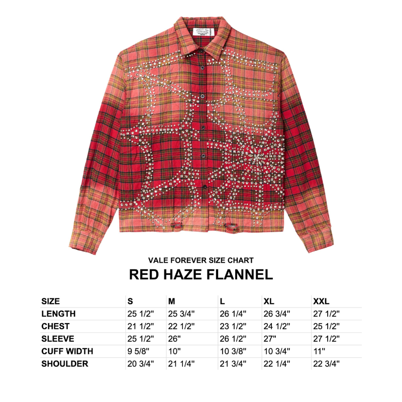 Shirt Red Haze Flannel | Vale Lives