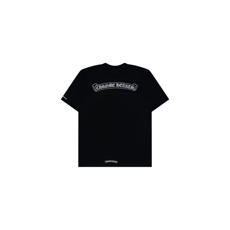 T-shirt Scroll Logo Black 2025 | Chrome Hearts