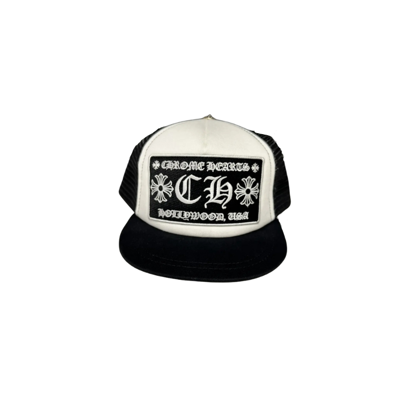 Cap Hollywood USA Black/White (Kids) | Chrome Hearts
