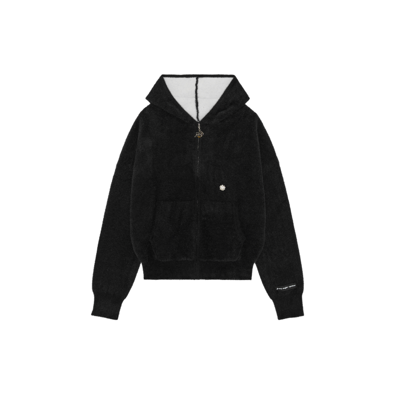 Zip Hoodie Black White | UNDEFINED 1999