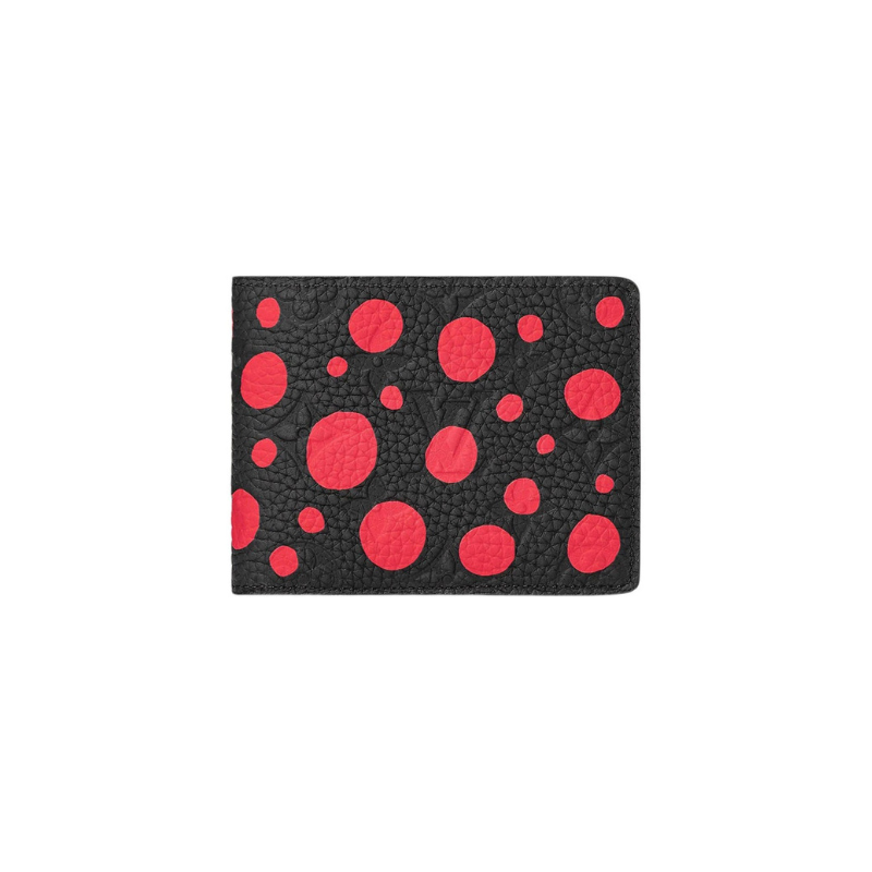 Wallet Kusama Black Leather Red Circles | Louis Vuitton