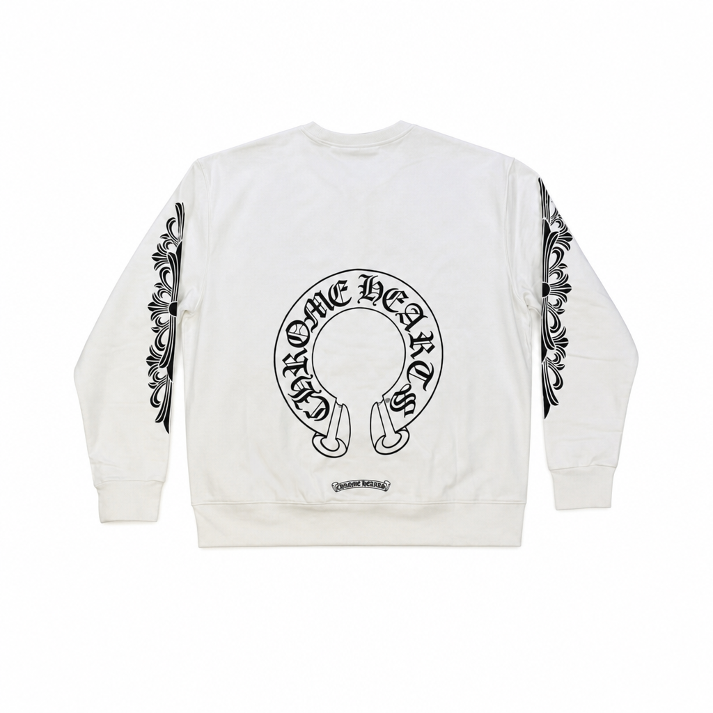 Crewneck Floral White | Chrome Hearts, Hype clothes, view 3