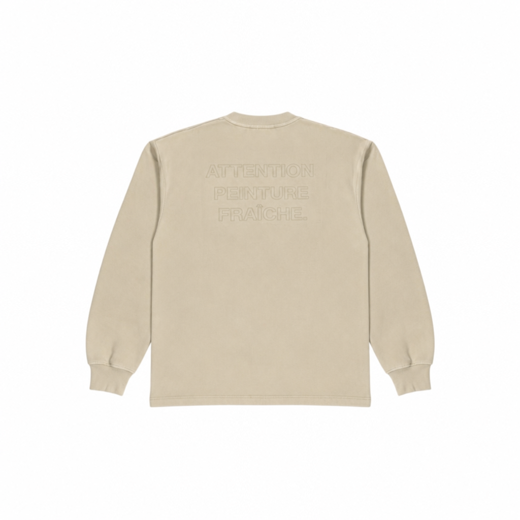 Longsleeve Pale Vanilla | APF, view 2