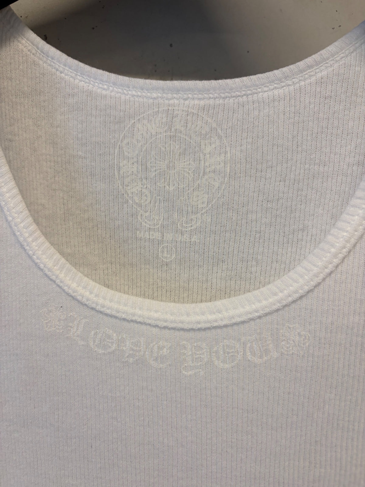 Tank Top Exclu Cannes White | Chrome Hearts, Hype clothes, view 3