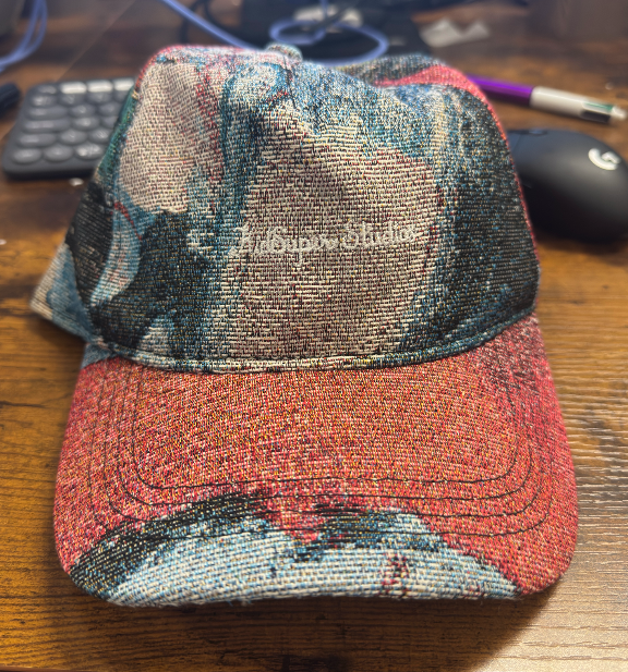 Scarf Art Script Logo Hat | KidSuper, Accessories, view 2