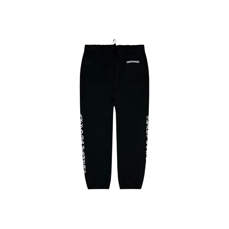 Joggers Scroll Logo Black | Chrome Hearts — Hype clothes — view 3