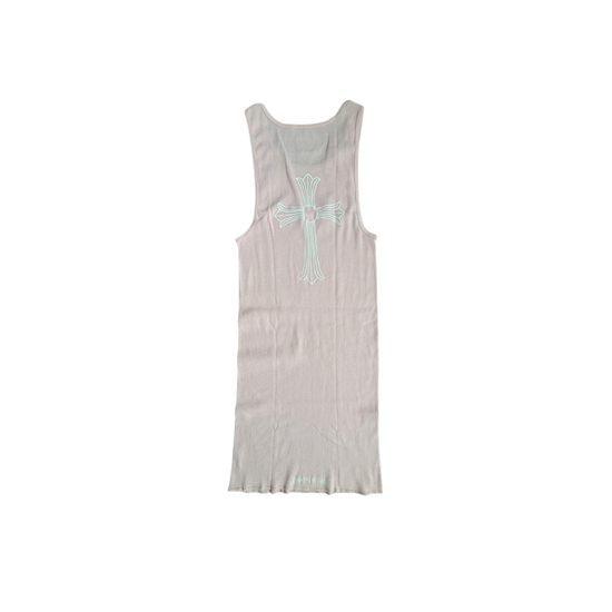 Tank Top T-Bar Cross Pink | Chrome Hearts