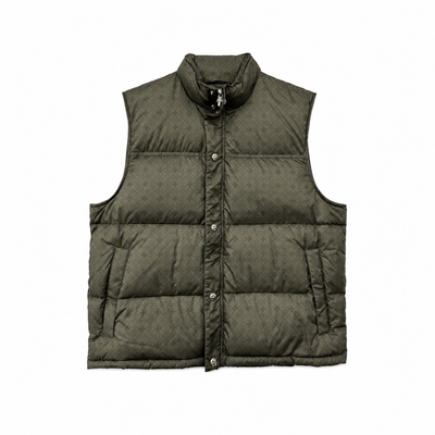 Puffer Olive Monogram Cross Pattern Down | Chrome Hearts