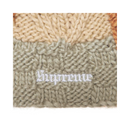 Bonnet en tricot bloc beige | Supreme