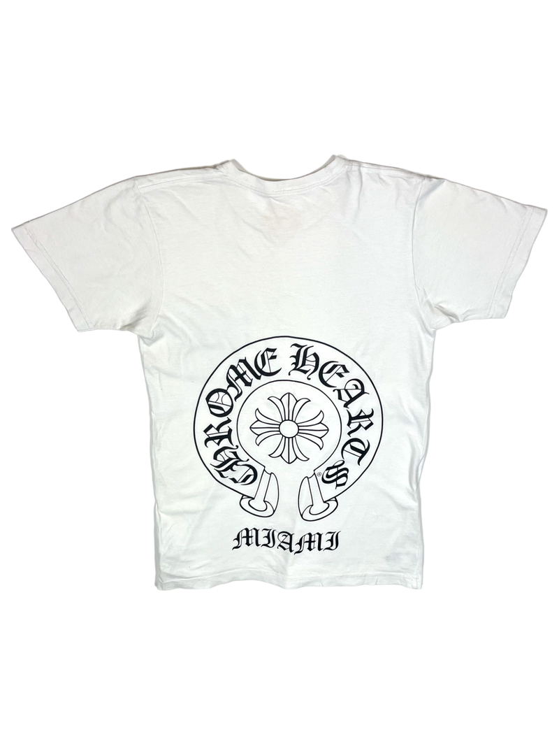 Chrome Hearts White Miami Store Tee Vintage