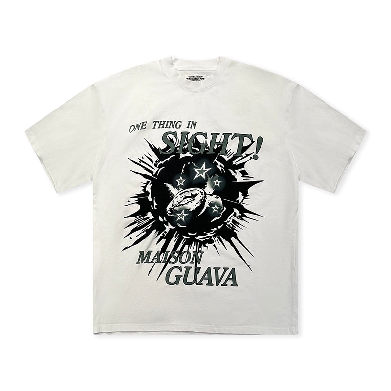 T-shirt MAISON GUAVA 'Maison De La Goyave' White