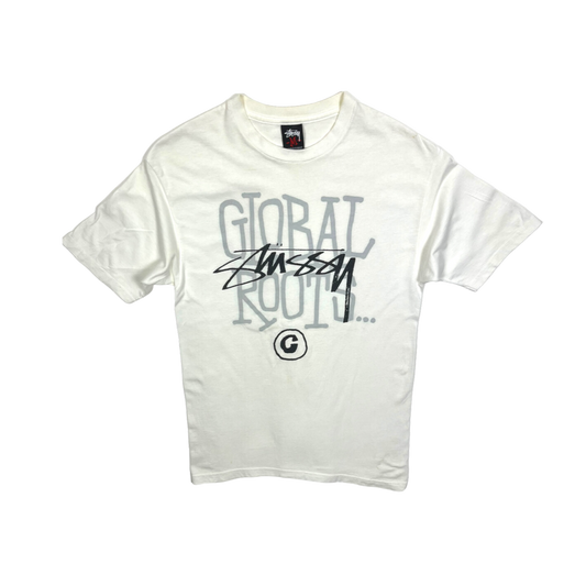 Stussy Vintage White Global Roots Tee