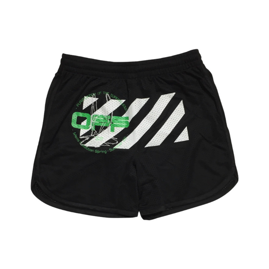 Mesh Shorts The Bunny Black Mesh | Off White