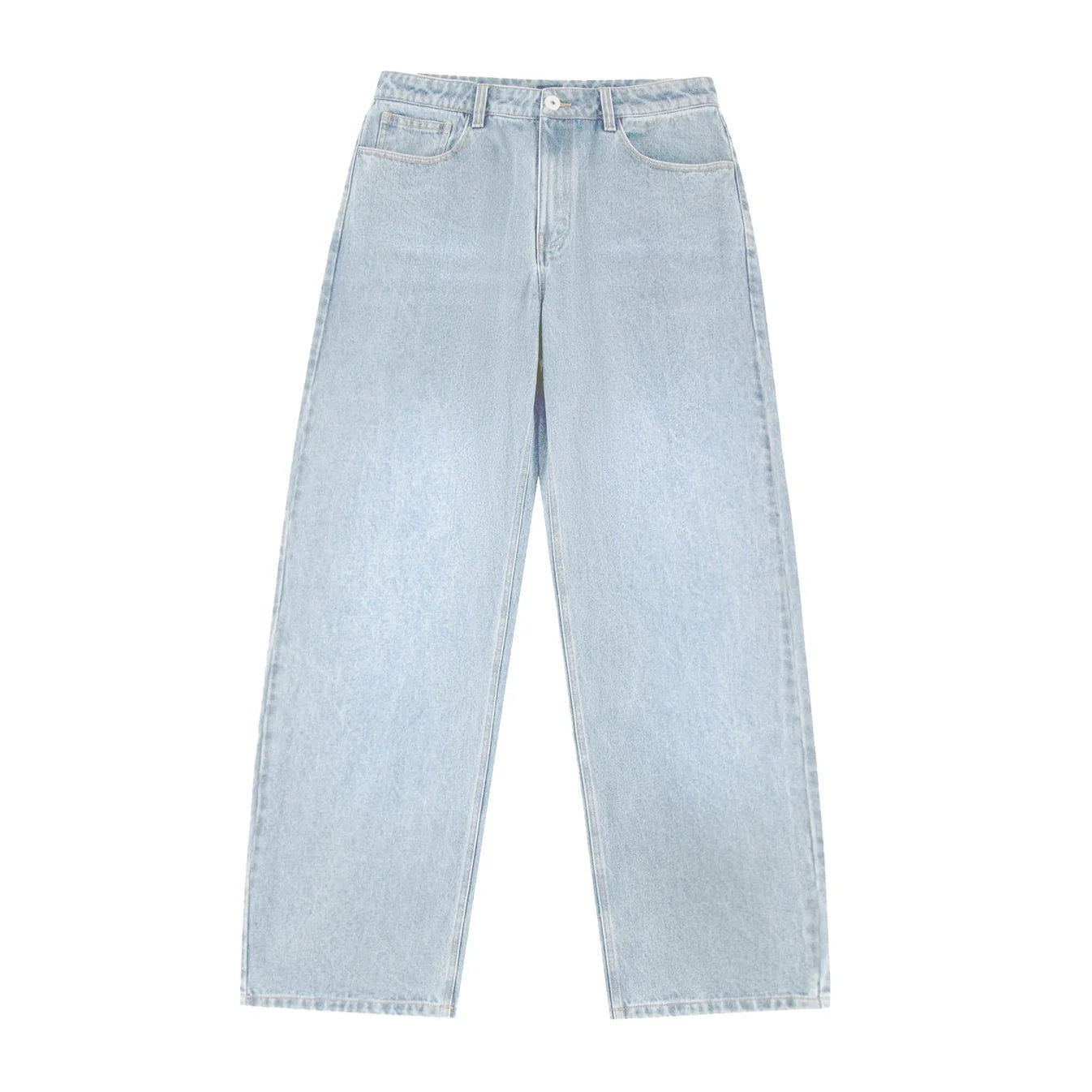 Jeans Baggy Denim Washed Blue | Unknown