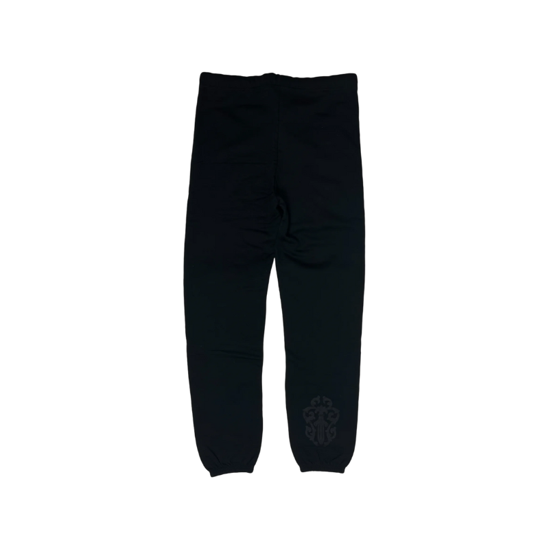 Chrome Hearts Black Dagger Tonal Logo Sweatpants