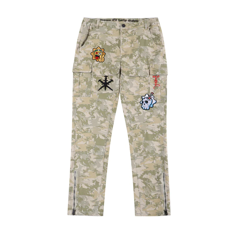 Cargo Pants UNKNOWN x ED HARDY x CHIEF KEEF Camo