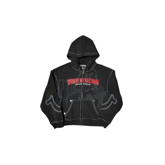Zip Hoodie Cinched Big T  | True Religion