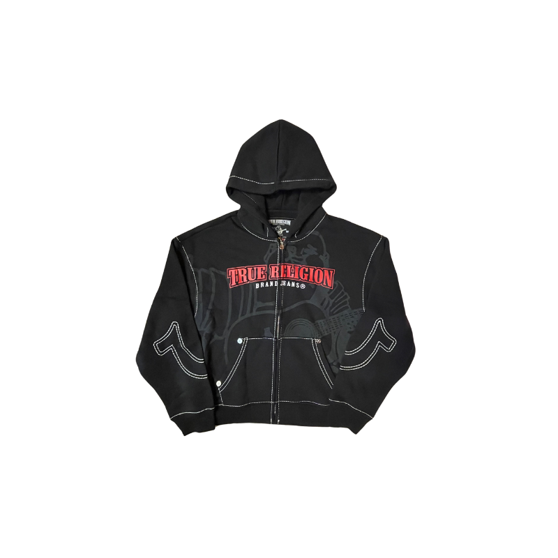 Zip Hoodie Cinched Big T  | True Religion
