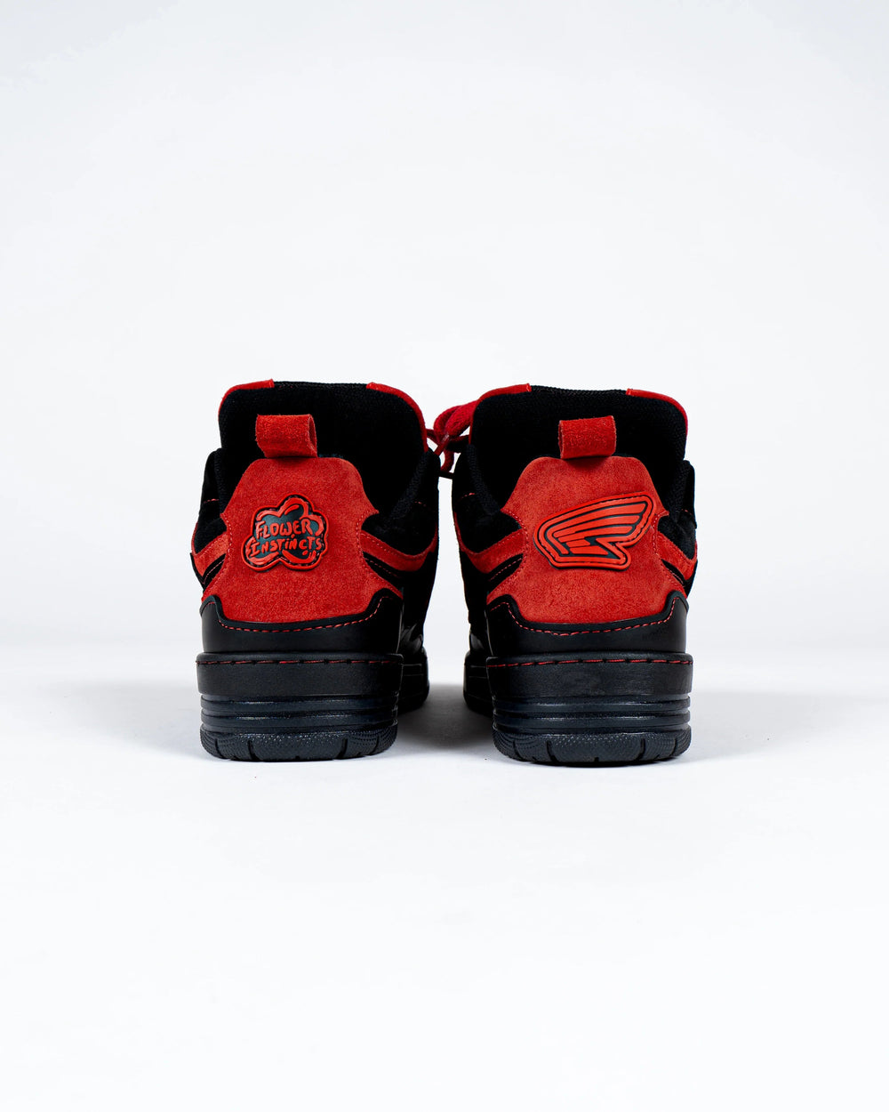 Hi-top Black Red Motor | Flower Instincts