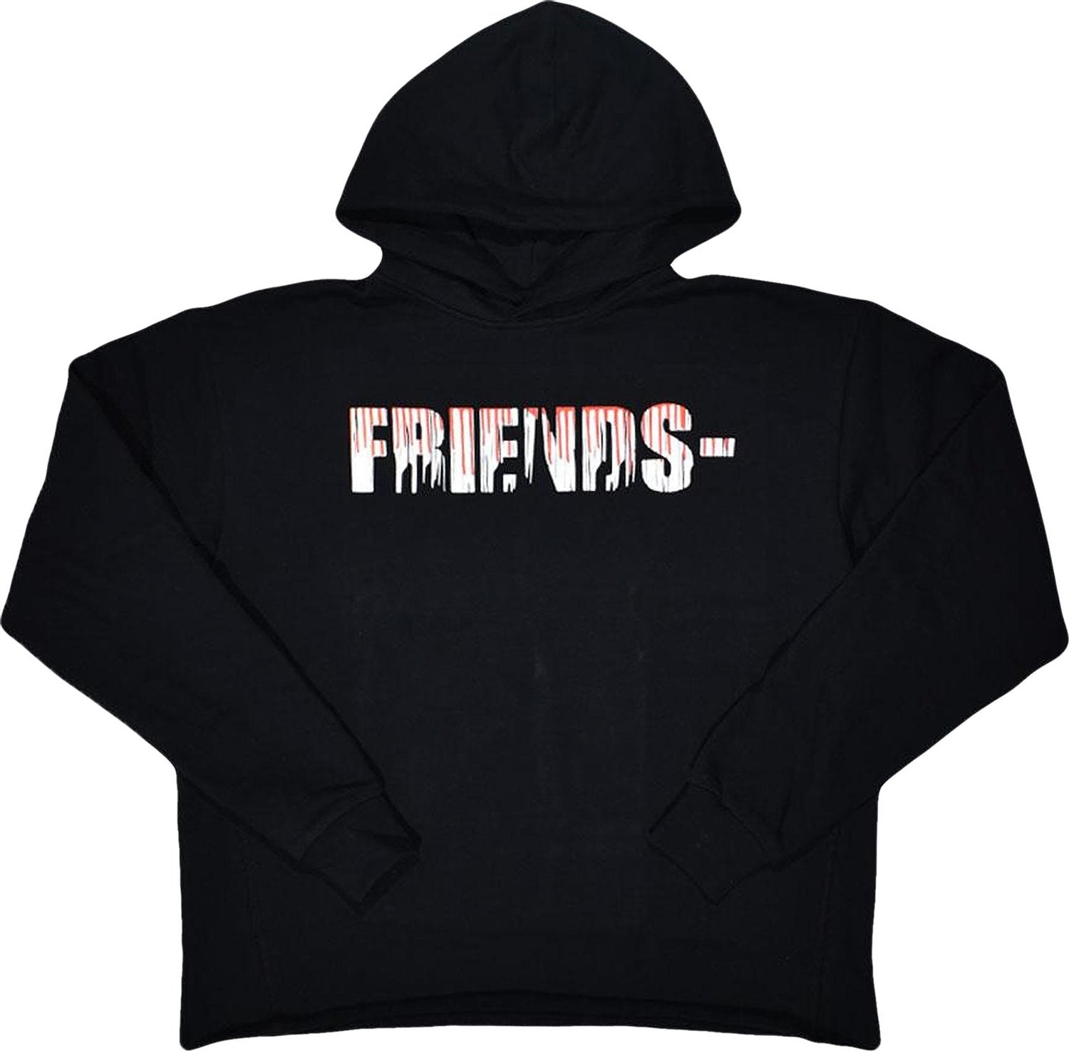 Hoodie Friends Slit Scissors 'Black' | Vlone