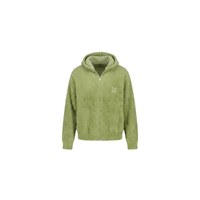 Zip Hoodie Mohair Green | Henny x Maison Guava