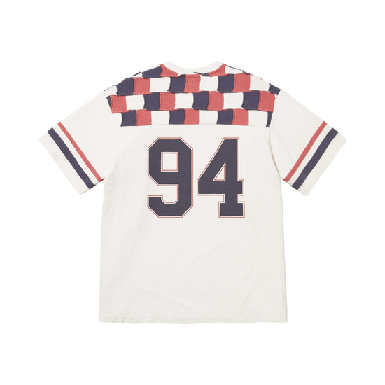 T-shirt Patchwork Yoke White | Supreme