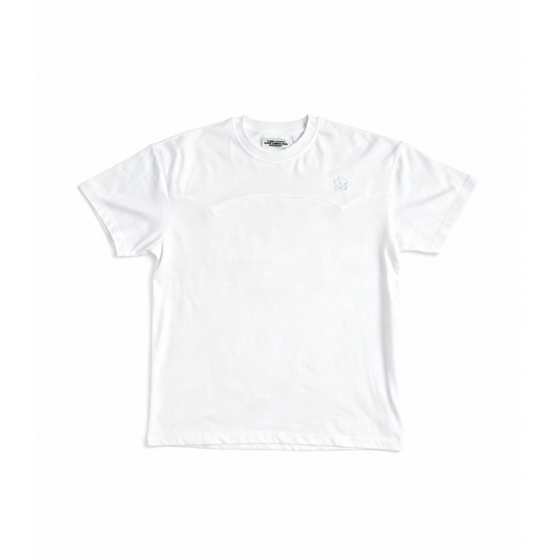 T-shirt Double Stitched White | Maison Guava