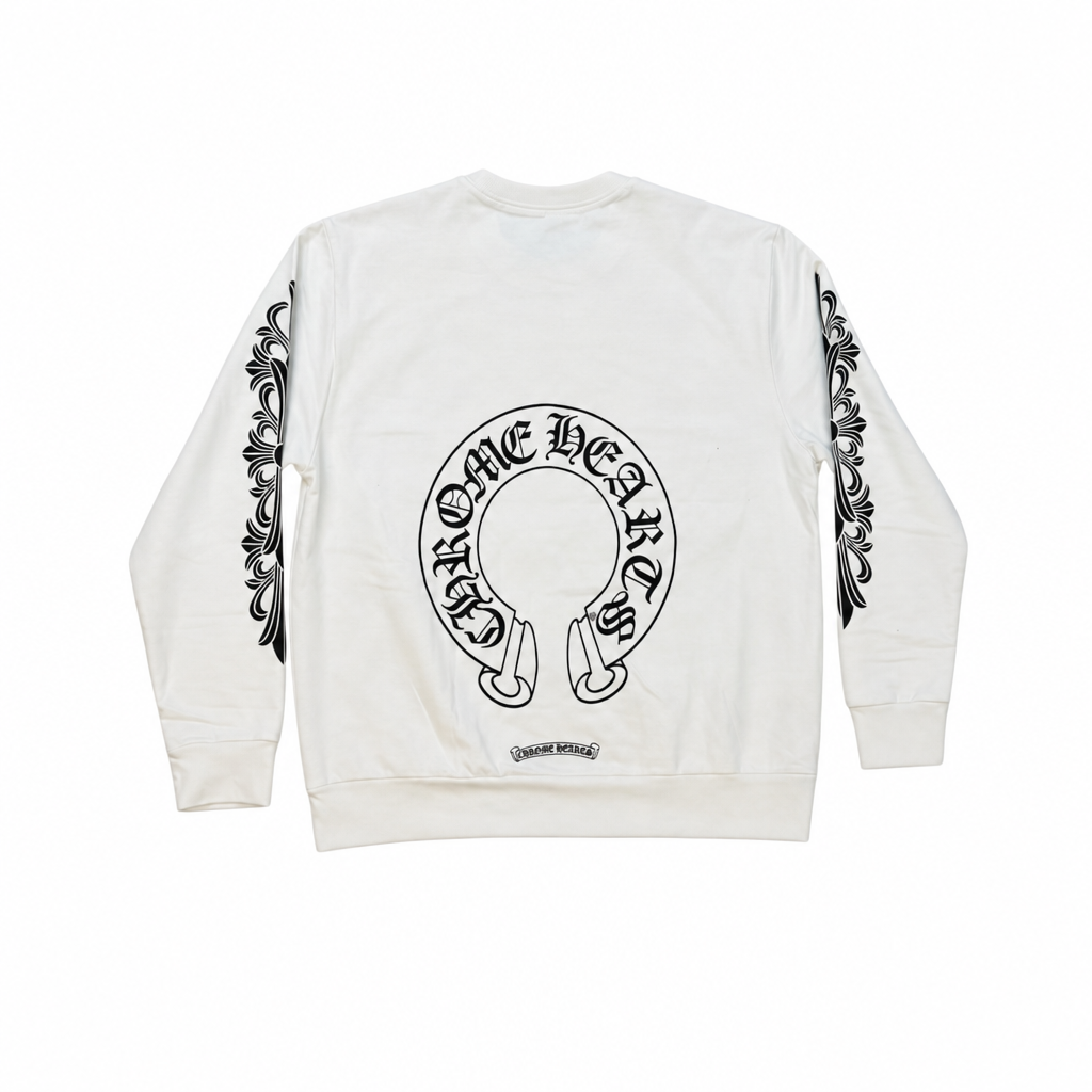 Crewneck Floral White | Chrome Hearts, Hype clothes, view 4