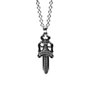 Necklace  Dagger small with ball chain (size small)  | Chrome Hearts