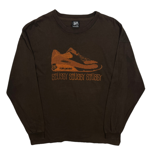 Longsleeve STUSSY Vintage Brown Air Max 1