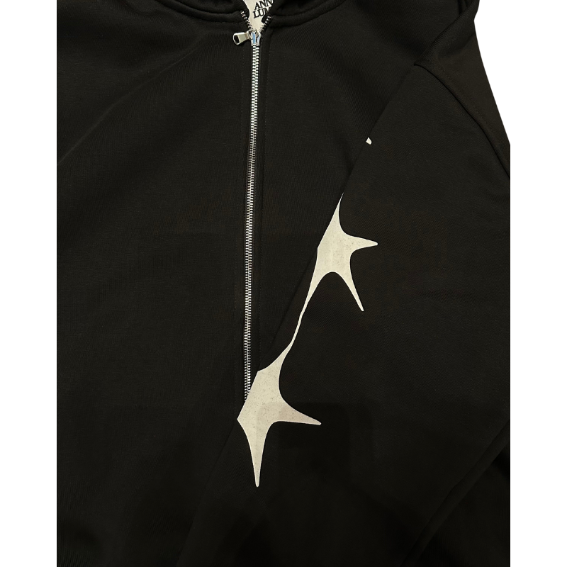 Zip Hoodie Cosmos Black | Année Lumière