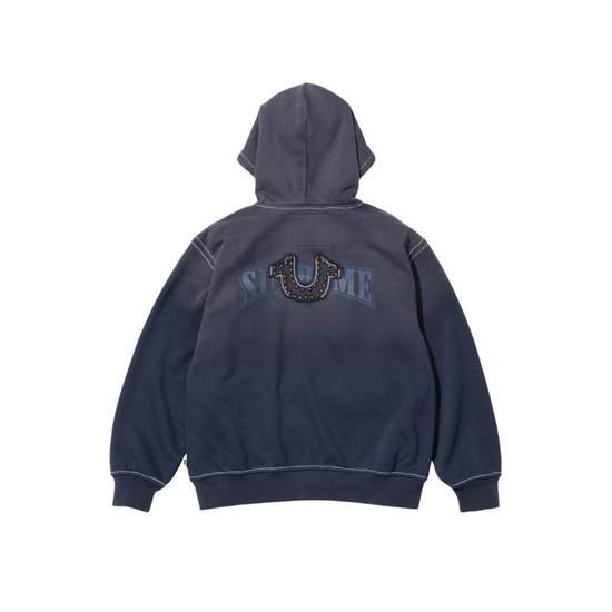 Zip Hoodie Navy | Supreme x True Religion