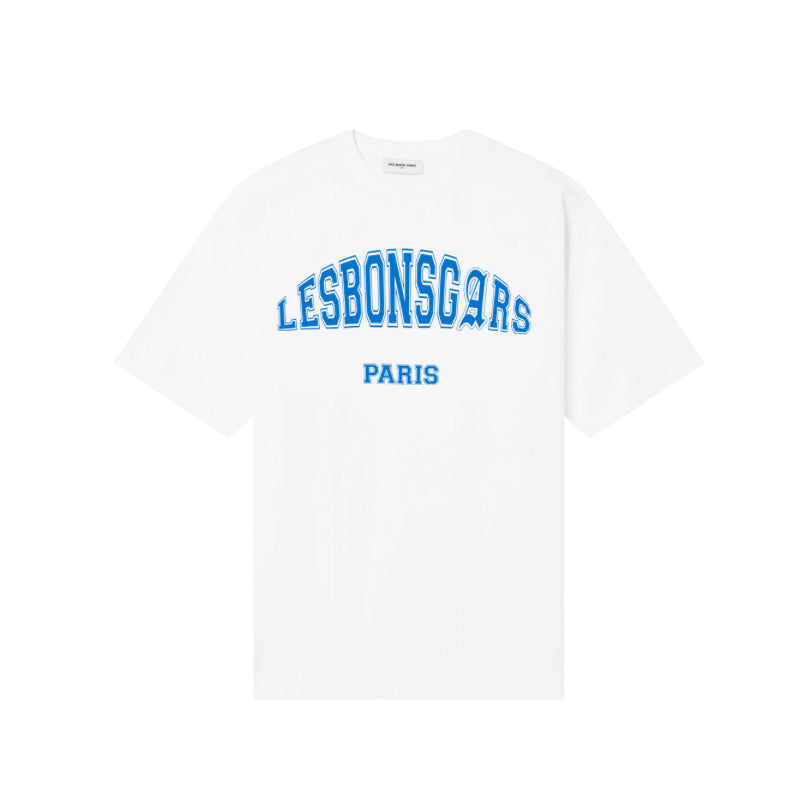 T-Shirt LES BONS GARS Logo College Bleu