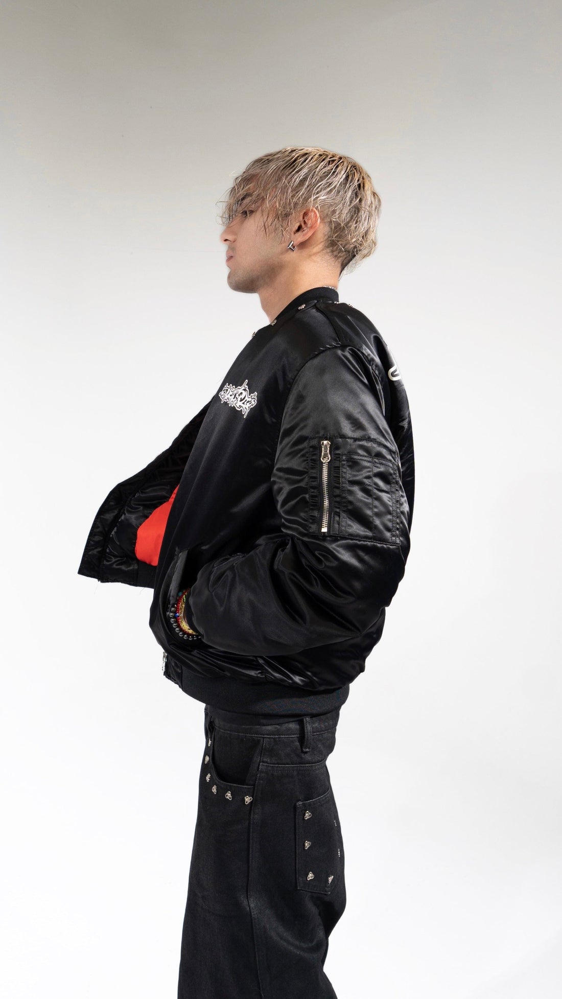 Bomber Jacket QUIROZ 2044® in Black