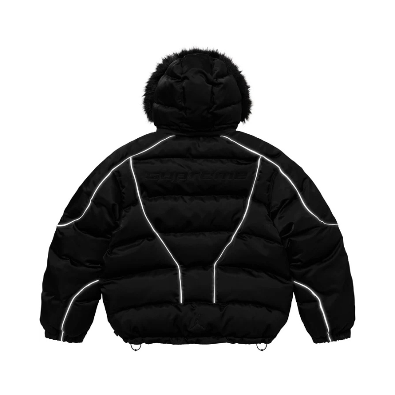 Puffer SUPREME X Jordan Black