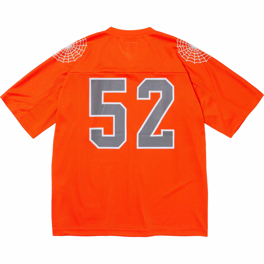 Supreme Spiderweb Football Jersey 'Orange'