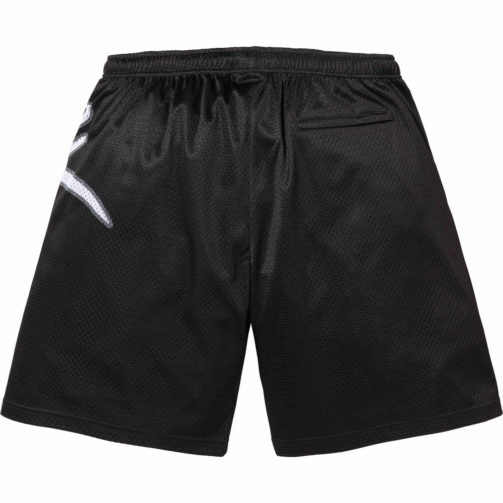 Supreme Big Script Mesh Short Black