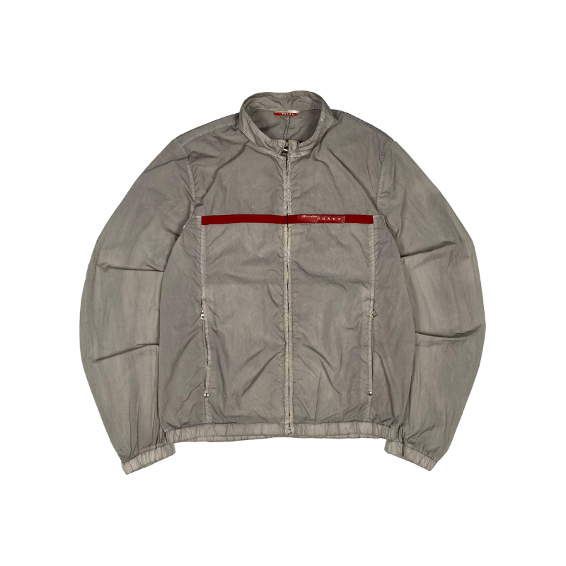 Prada Silver Linea Rossa Jacket