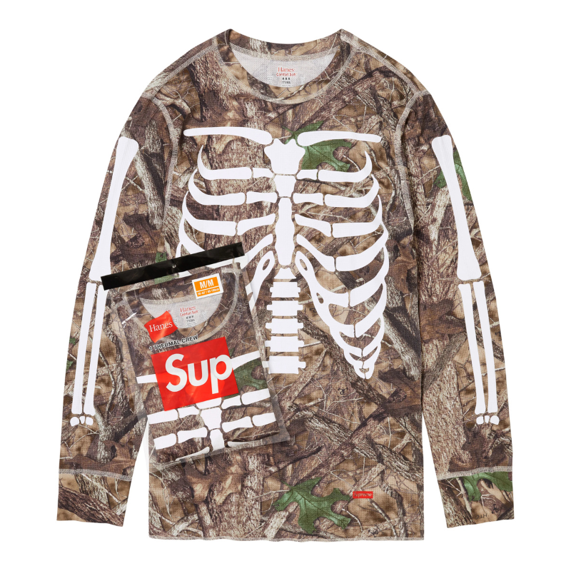 Longsleeve Bones Camo | Supreme