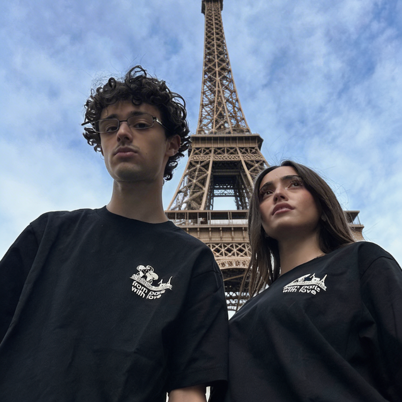 T-shirt 75001 Black | Maison Guava